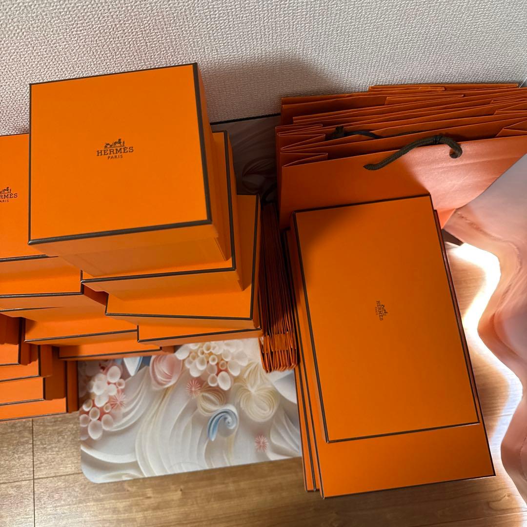 エルメス　空箱　ギフトボックス　オレンジタワー　HERMESタワー　35点以上