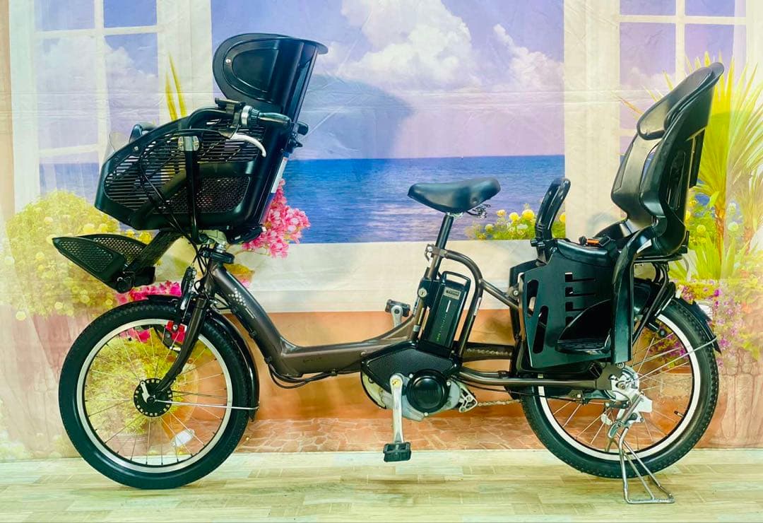 超特価！アンジェリーノ⭐️ブリヂストン子供乗せ電動アシスト自転車Y3058