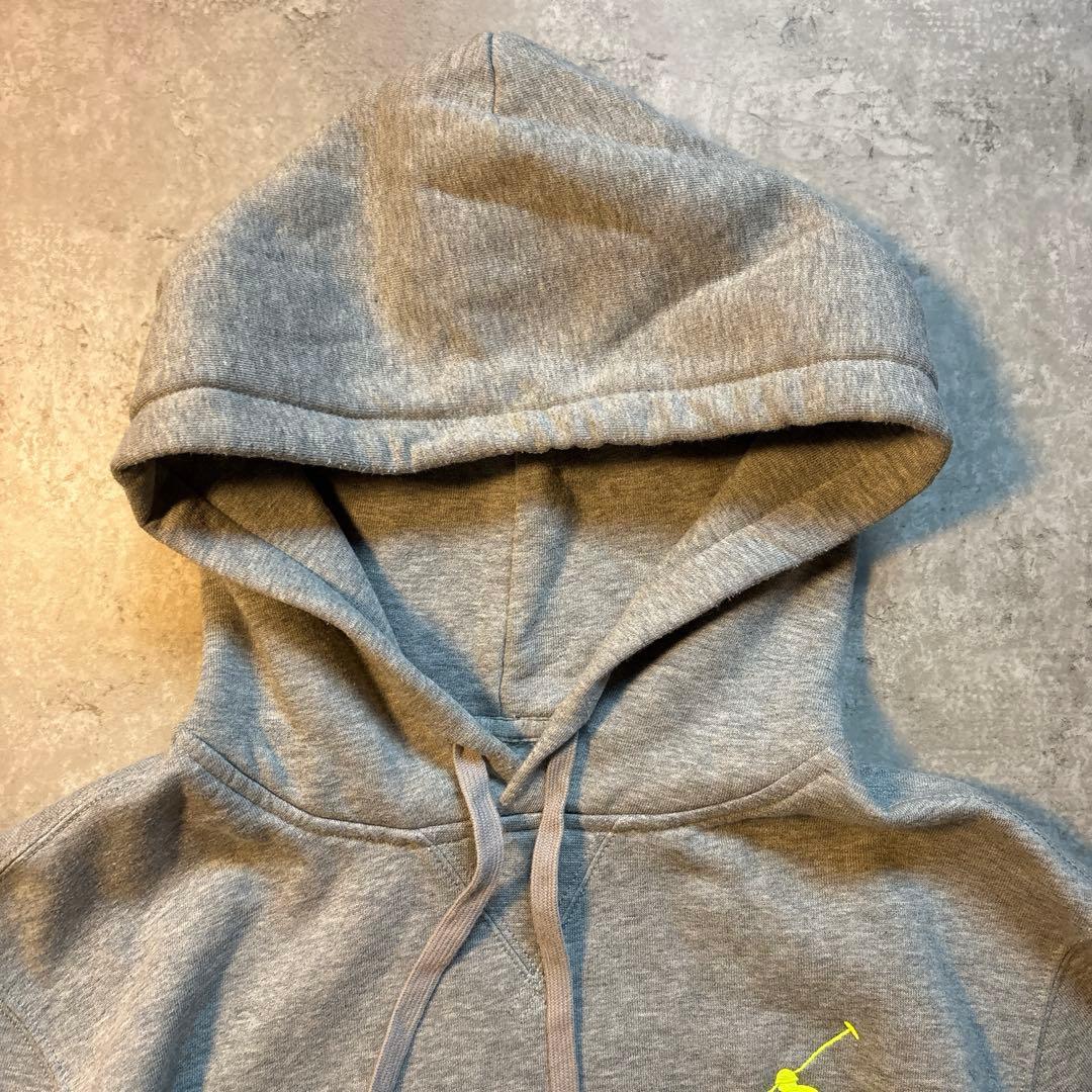 POLO RALPH LAUREN ビッグポニー グレーパーカー M 裏起毛