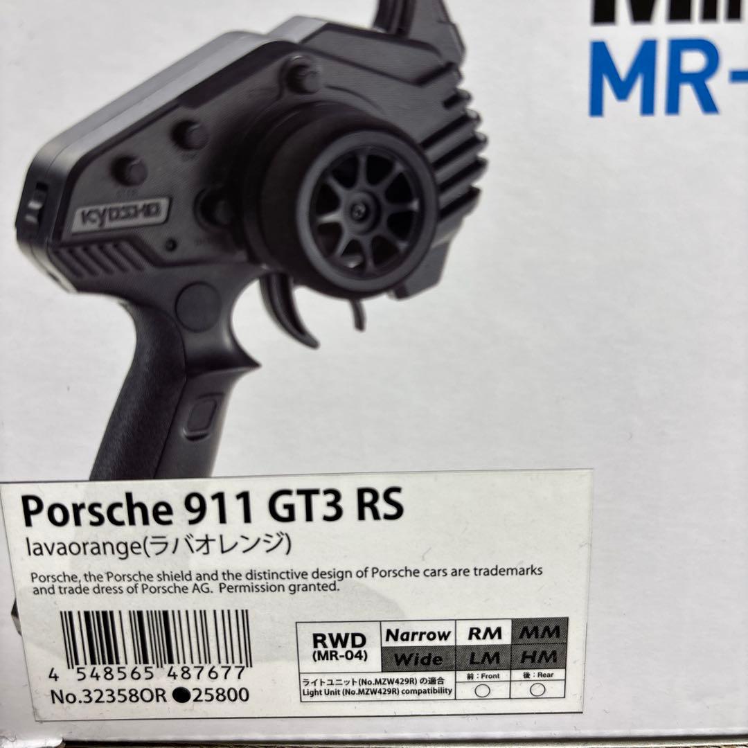 ミニッツRWD MR-04 ポルシェ 911 GT3 RS ラバオレンジ