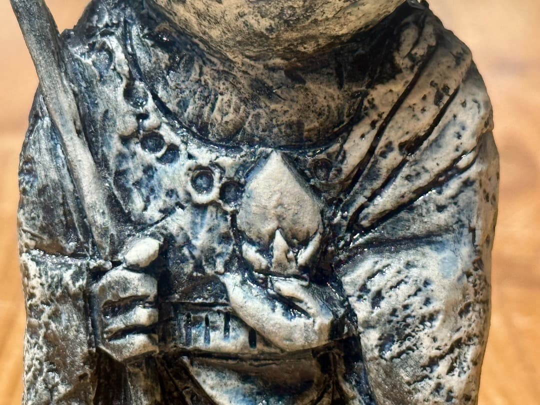 再値下げ　新品　清水焼　お地蔵さん　陶器　置物　勇三作　安心菩薩