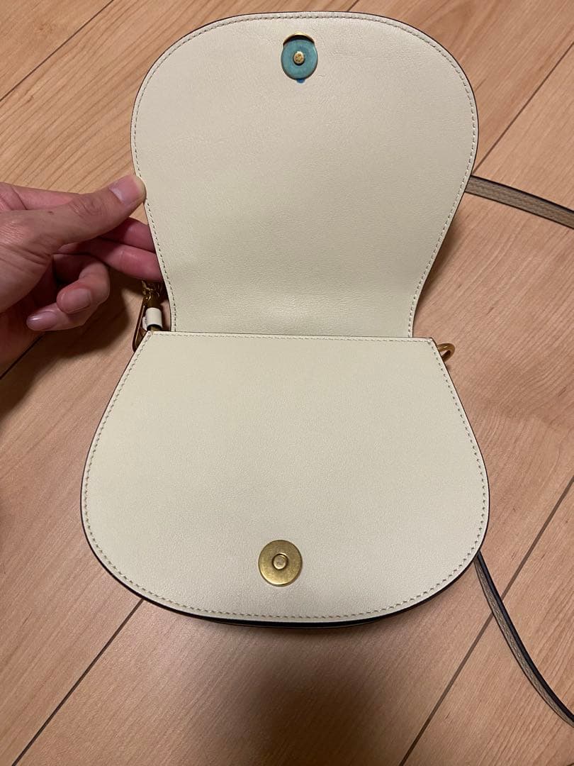 Chloe クロエ ナイル レザー 2WAYハンドバッグ ホワイト