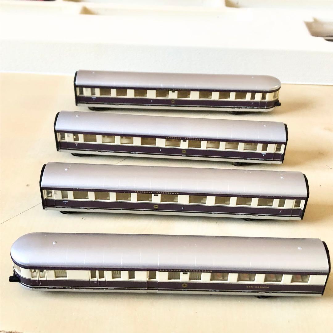 ARNOLD ドイツ帝国鉄道 HENSCHEL-WEGMANN-ZUG Nゲージ