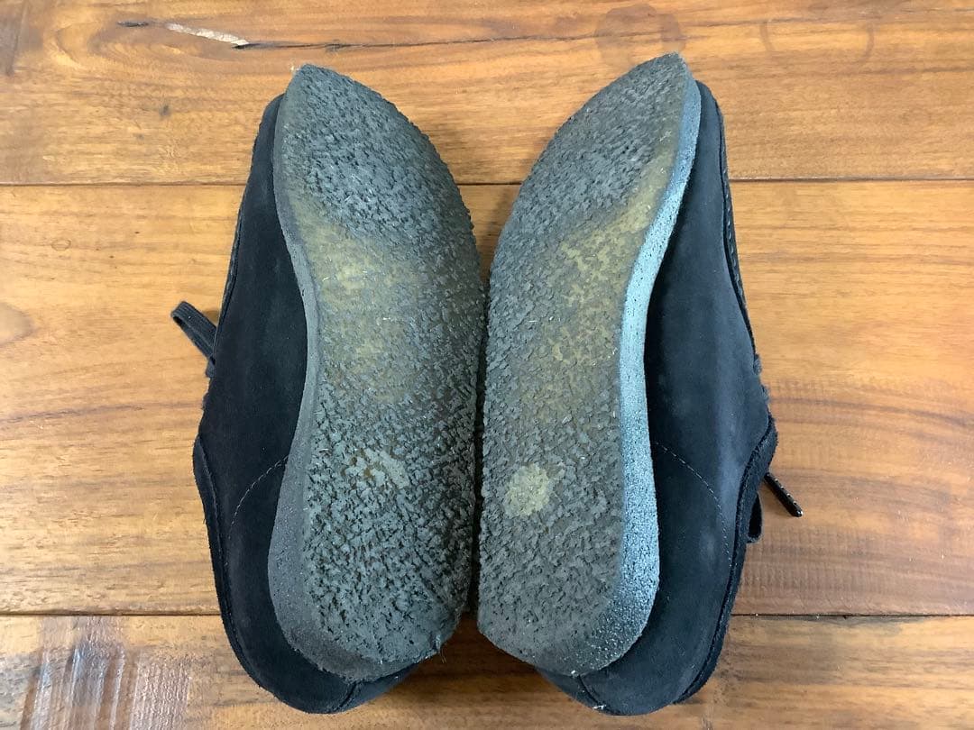 クラークス　ワラビー　スエード　ブラック