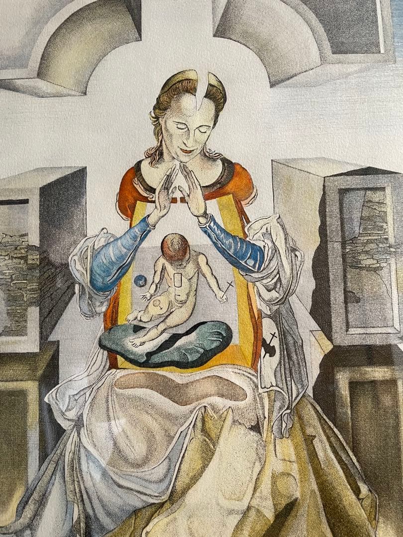 サルバドール・ダリ　「ポート・リガットの聖母」リトグラフ　AP 65/75