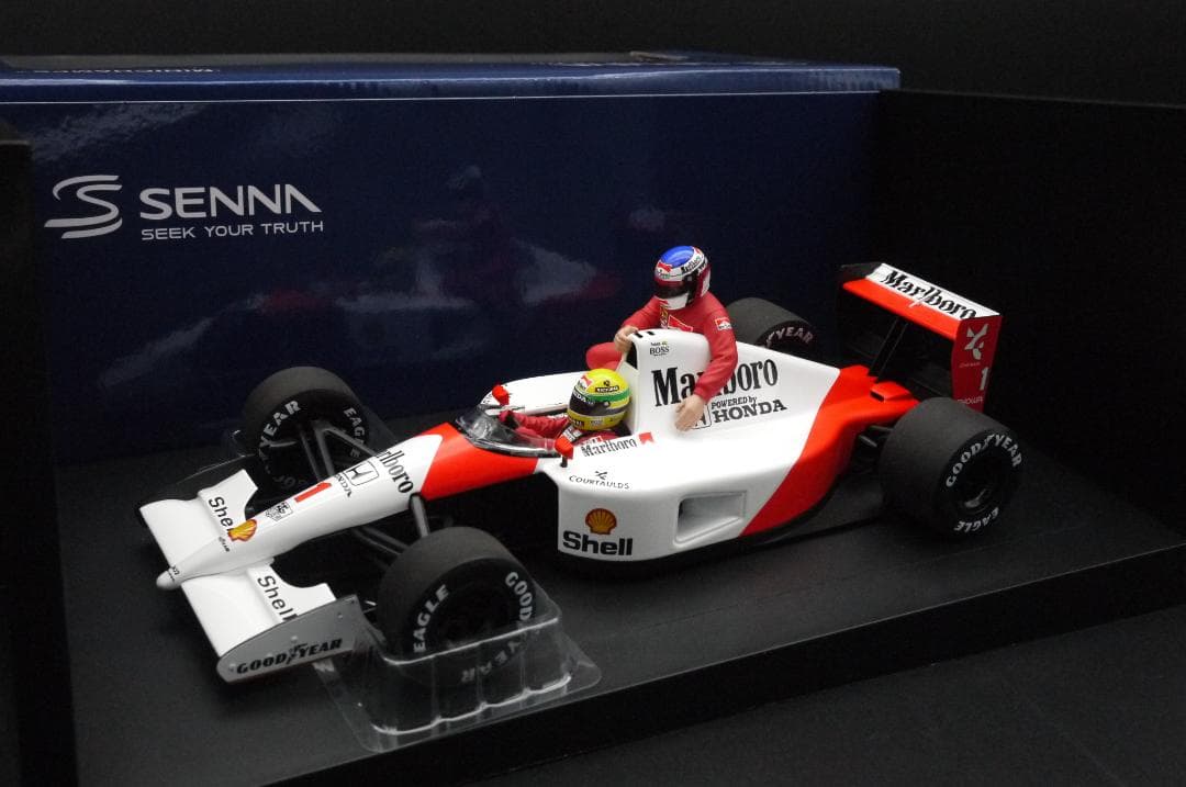 わふこう1/18 マクラーレン MP4/6 A.セナ J.アレジ Taxi