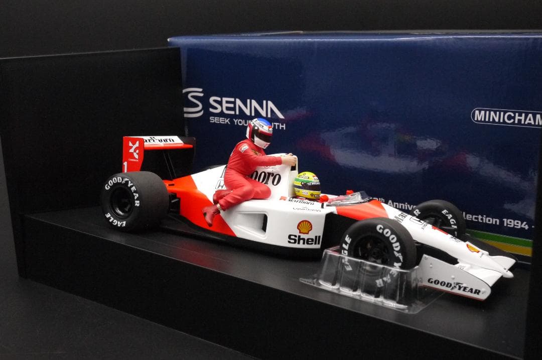 わふこう1/18 マクラーレン MP4/6 A.セナ J.アレジ Taxi