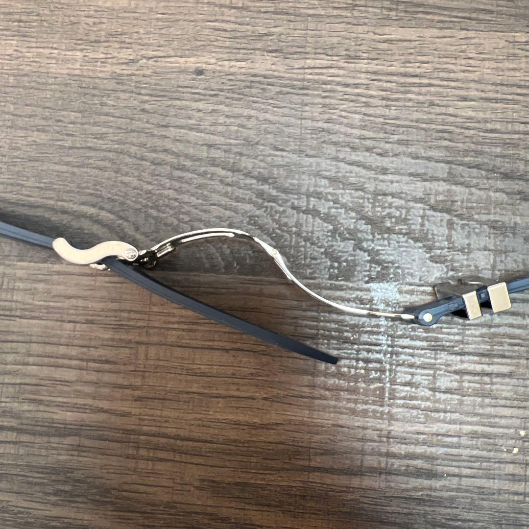 Breguet ネイビーラバーベルト フォールディングバックル