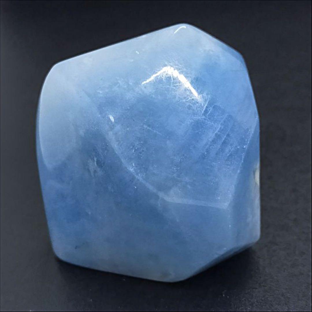 【モザンビーク産】夏空アクアマリンのタンブル②