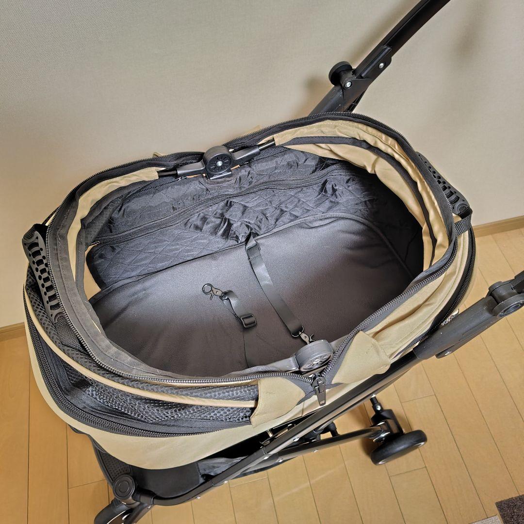 ペットカート タンスのゲン 分離式 3WAY 4輪サスペンション フルオープン