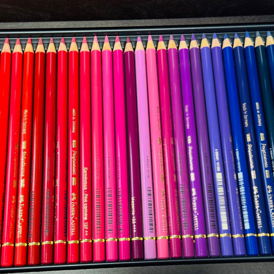 未使用 FABERCASTELL ファーバーカステル 油性色鉛筆120色 木箱