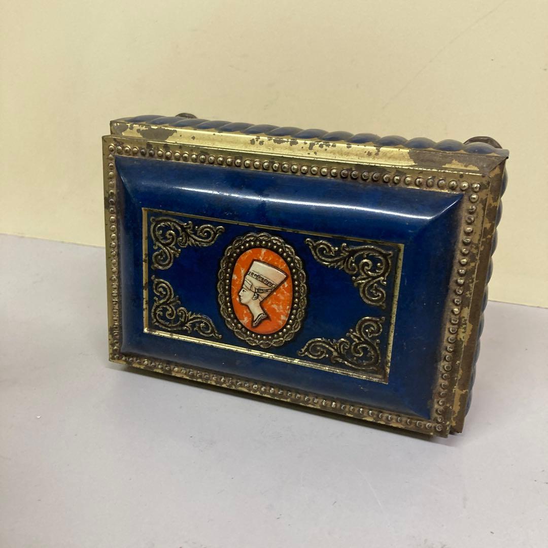 E-壁 【アンティーク】Bensons 貴婦人カメオ ジュエリーボックス 宝石箱