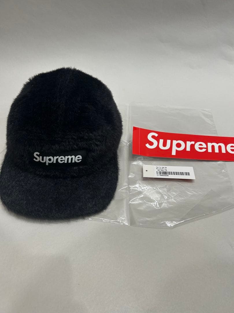 y*様 Supreme Faux Fur Camp Cap Black