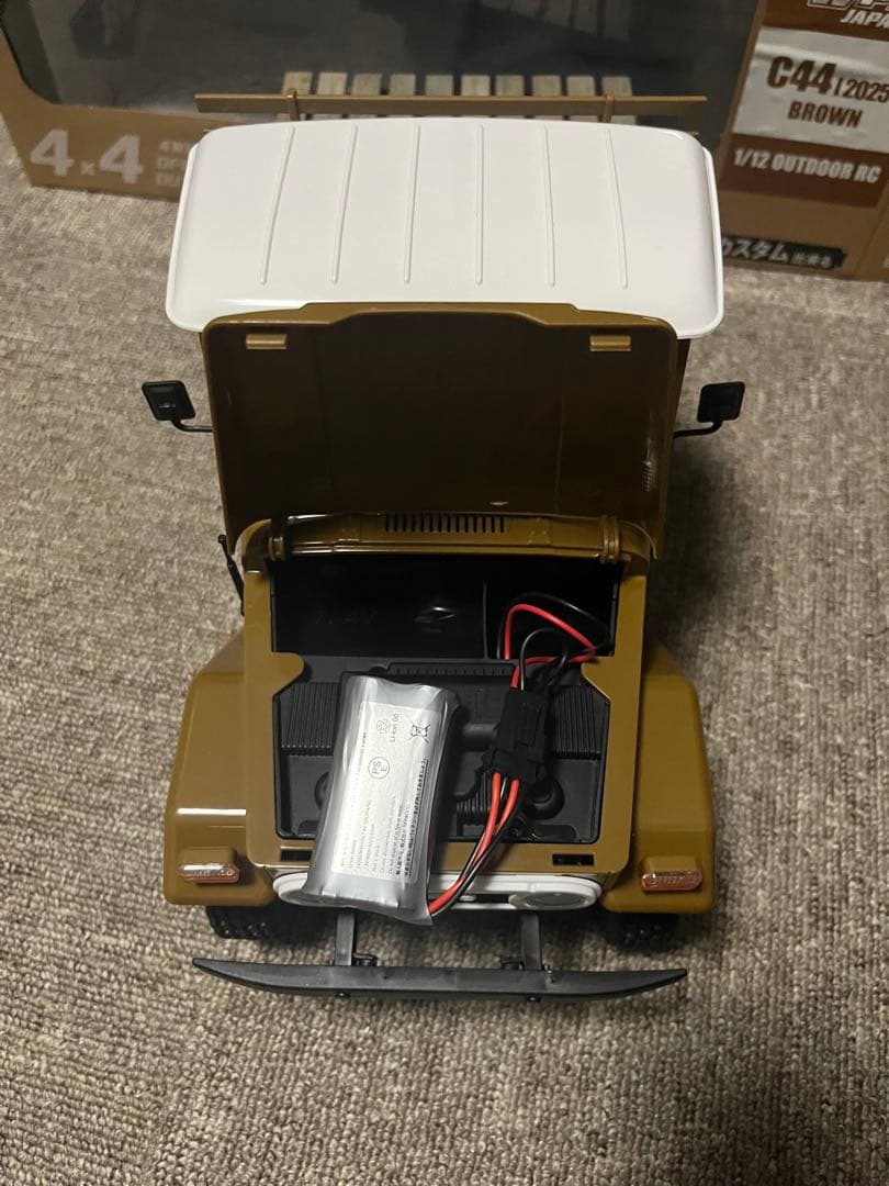WPlL JAPAN C44 1/12 Outdoor RC ブラウン 技適付き