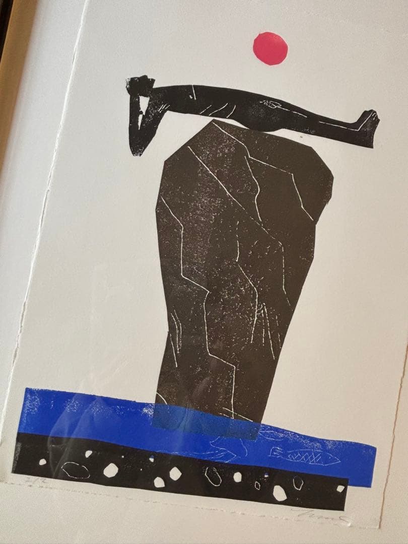 ルーク ベスト Luke Best 原画 紙版画 フレーム込