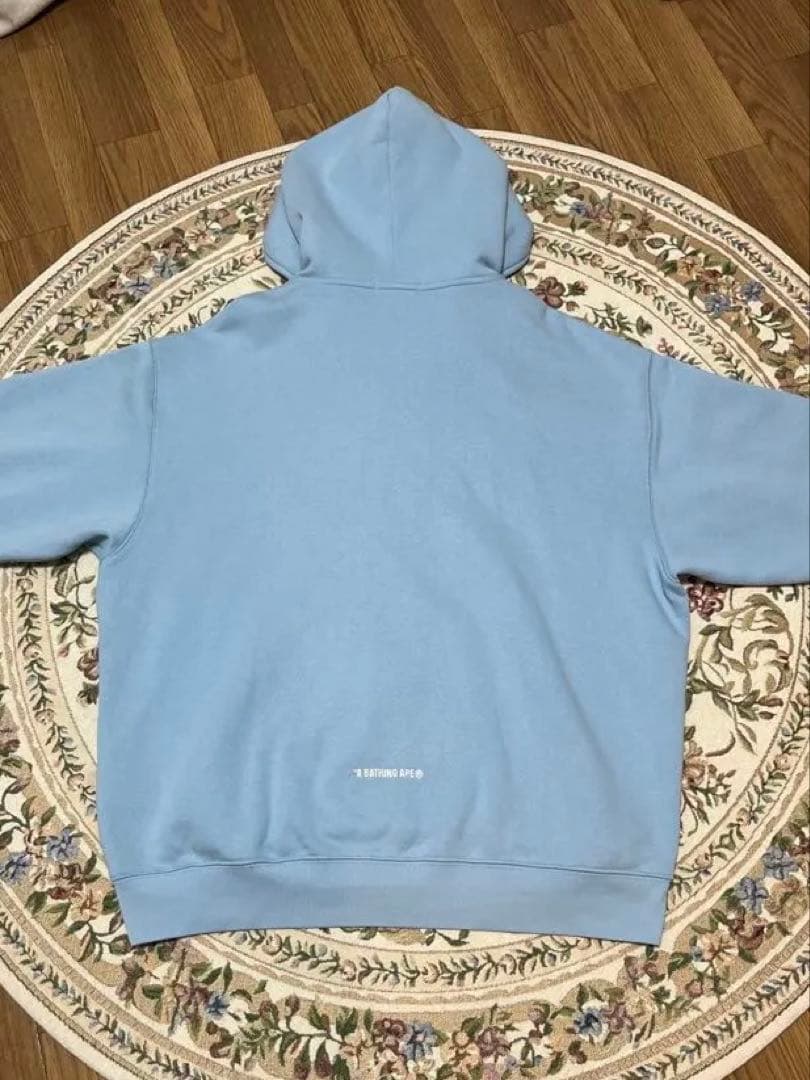 A Bathing Ape ライトブルー パーカー XL