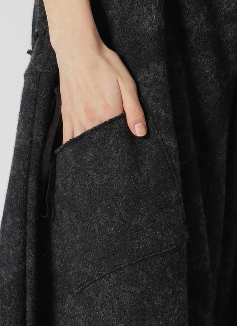 新品y‘s FLOWER PANTS ブラックパンツ