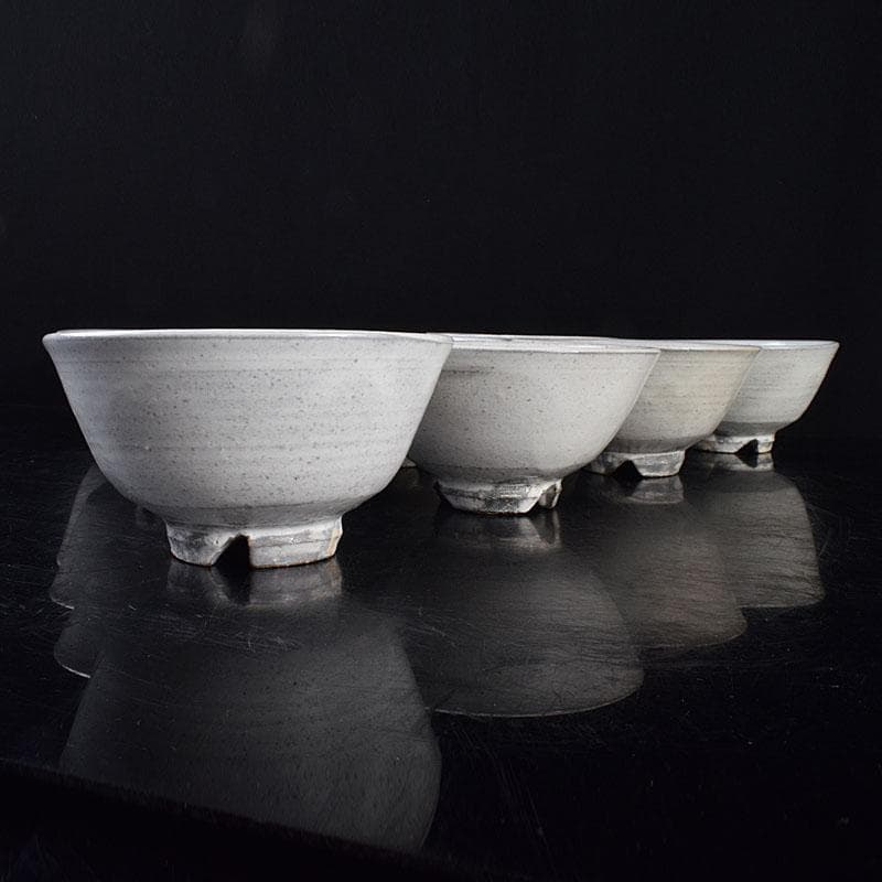 茶道具　黄ノ瀬窯　古萩　数茶碗　十客　共箱　M　R9166