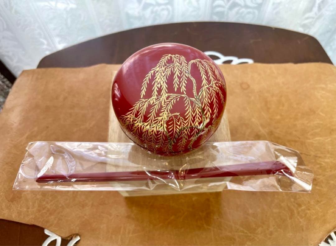 定価56,235円❣️希少・新品　琉球漆器　高級　棗・茶杓・香合・太鼓