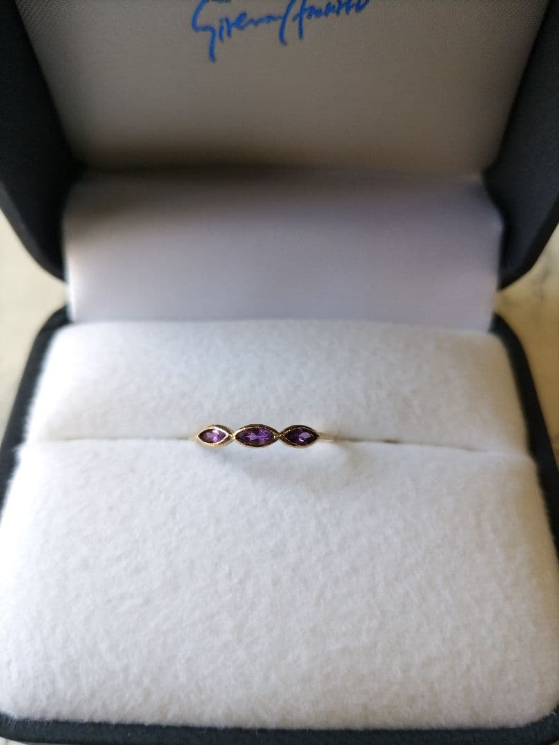 ★ほのまま★セイレーンアズーロ　アメジストリング #11 ロゼッタ