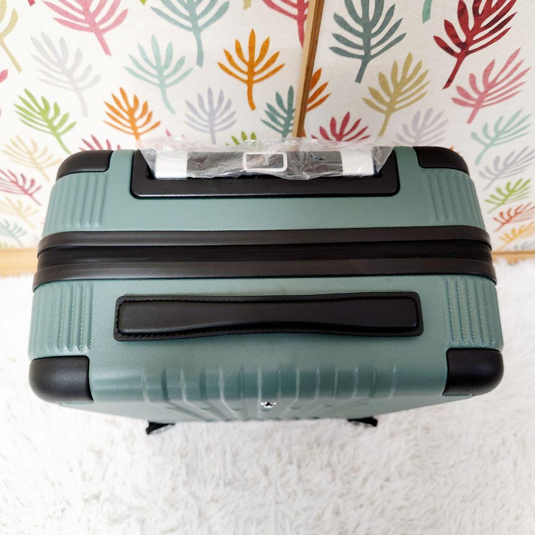 【新品】MONTBLANC キャリーケース 34L グリーン 機内持込み可能4輪