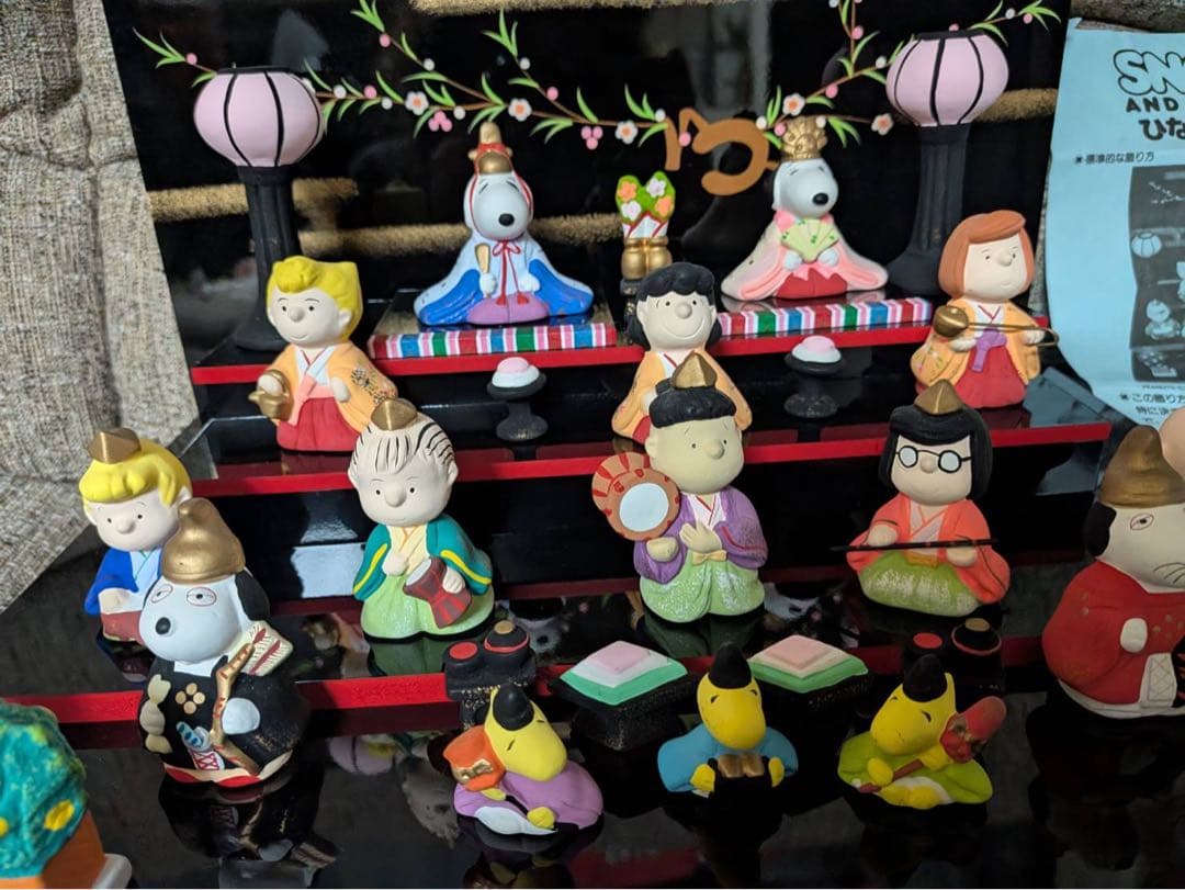 スヌーピー　段かざり　雛人形　ひな人形　吉徳大光　欠品なし