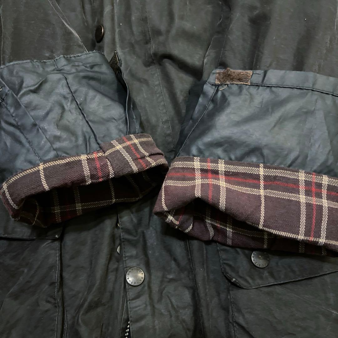 Barbour Border ネイビー 80〜90年代？ビンテージ
