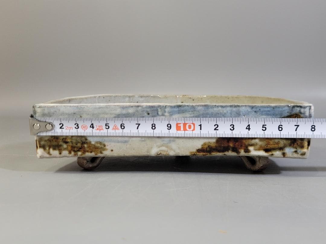 懐石器 半月 松の絵 向付 水月窯 豊蔵 共箱 DT559