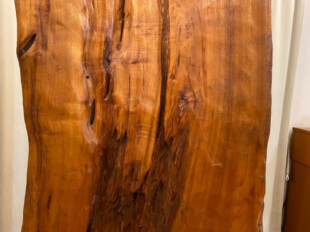 衝立　一刀彫　木彫り彫刻　天然木　間仕切り 和風 オブジェ