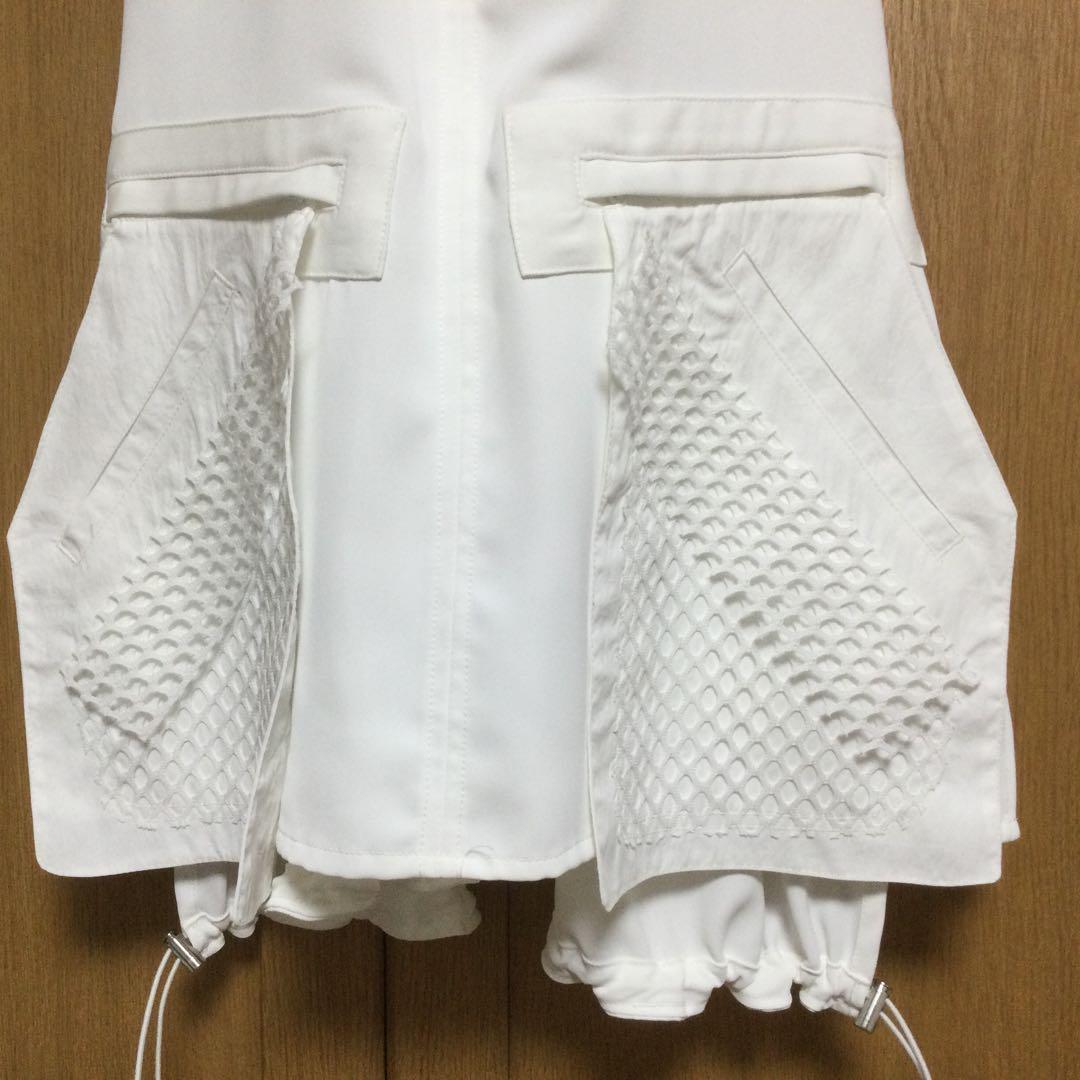 【新品未使用】UN3D レイヤードポケットタンクトップ ホワイト 36