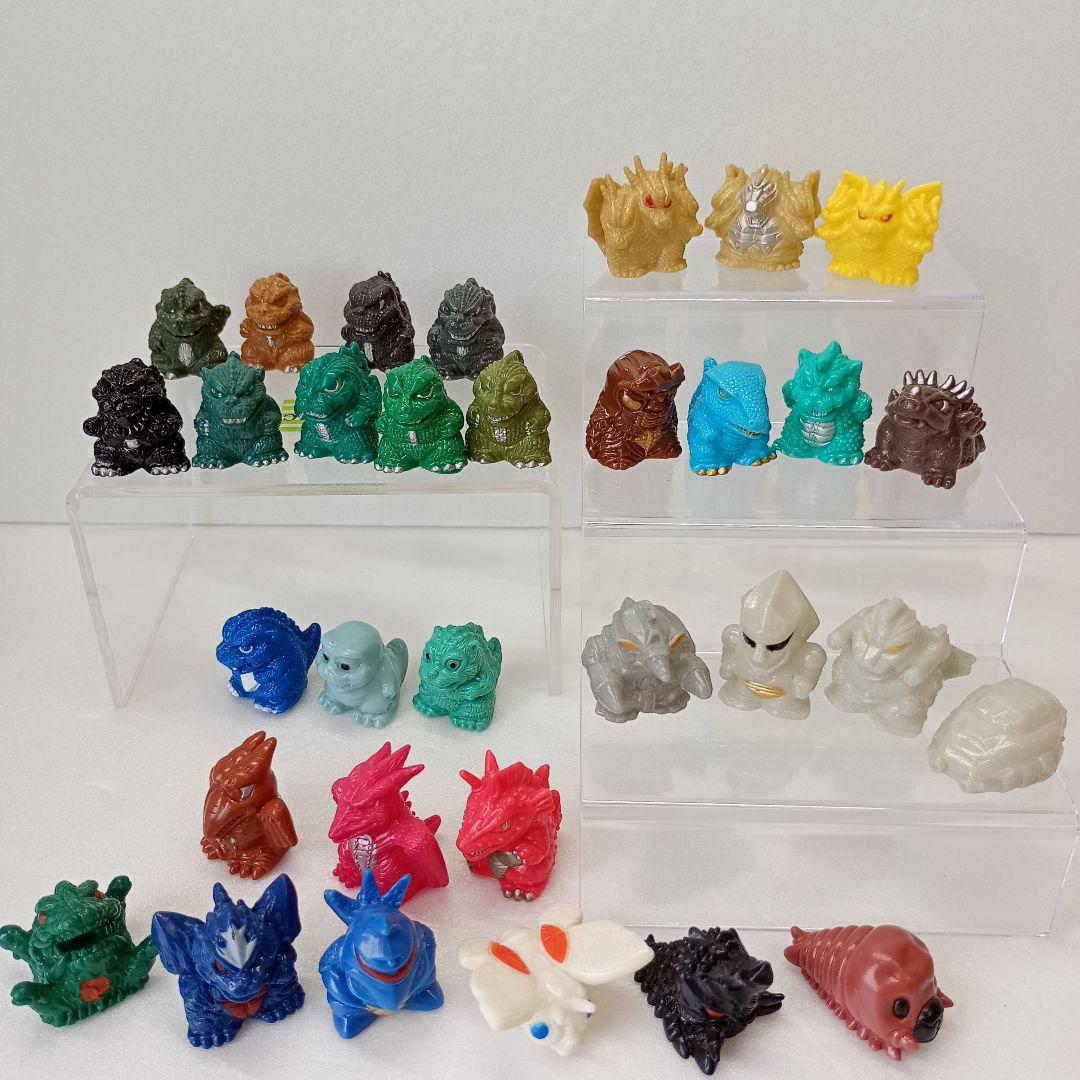 激レア　被りなし　当時物　ゴジラ ミニ指人形 32体セット　ゴジラ倶楽部　希少