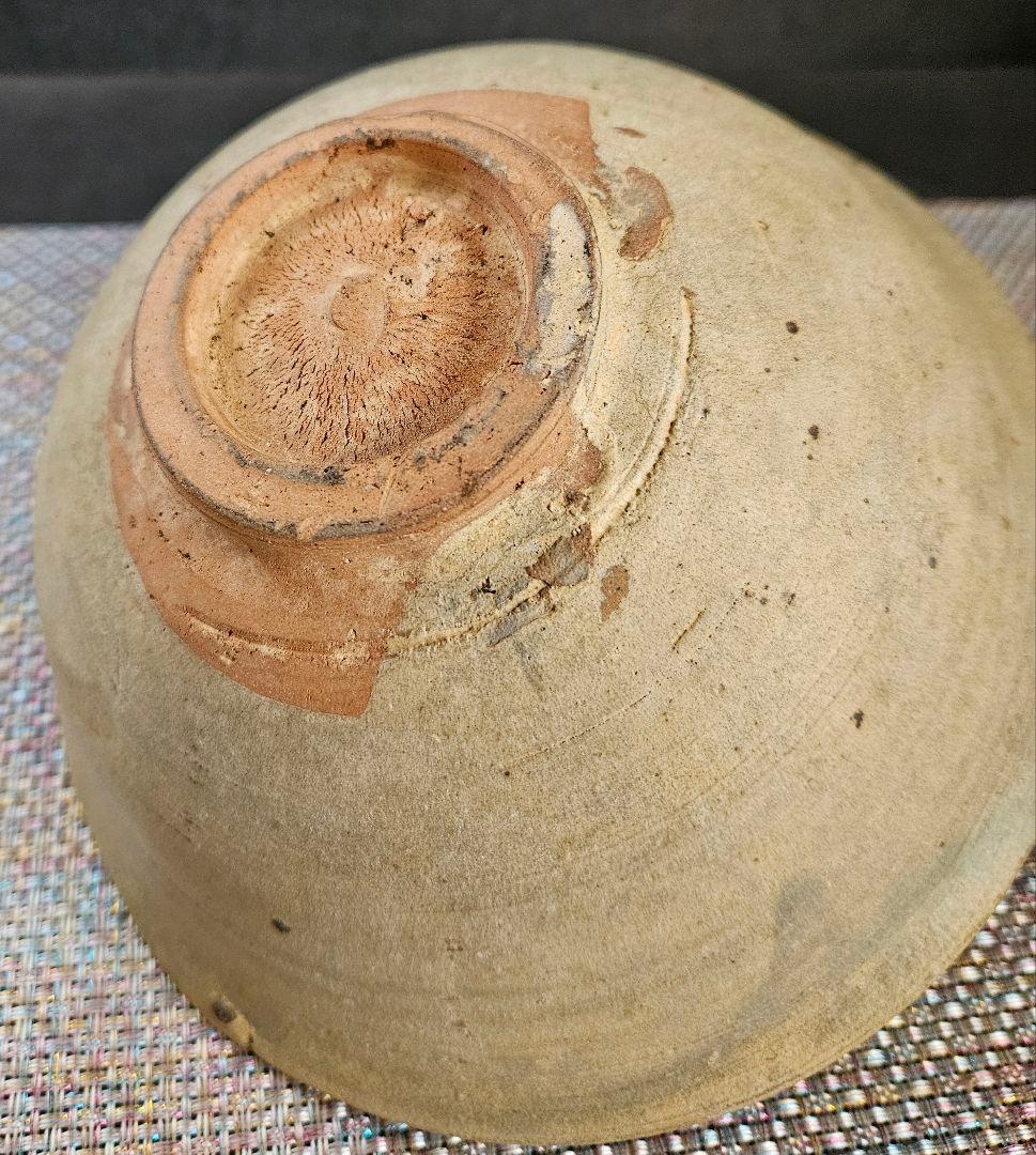 【名品❗】朝鮮古美術　朝鮮古陶磁器　古玩　高麗三島茶碗　李朝青磁輪線茶碗　古陶磁