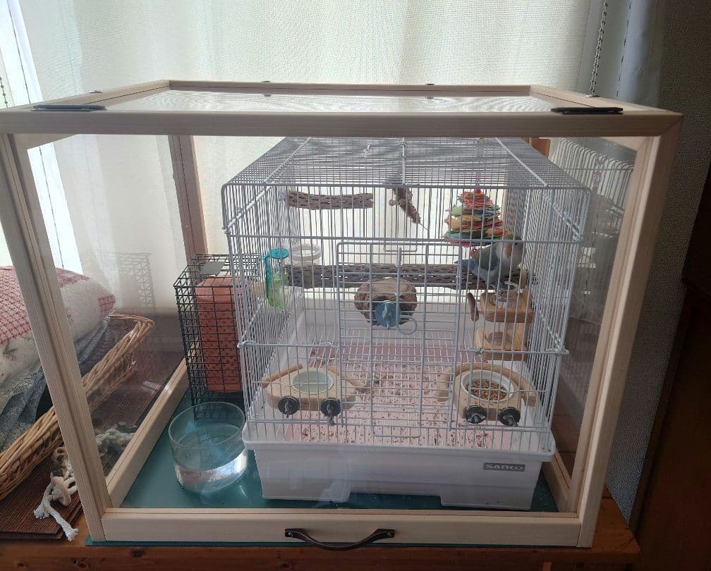 小鳥等、小動物用 保温・保湿・防音ケージカバー