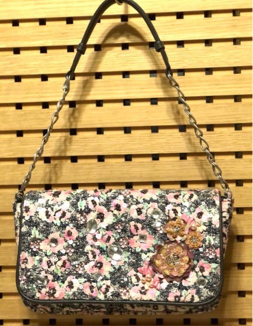 ✨美品✨チリア✨ハンドバッグ✨田川啓二✨ライトピンクグレー✨匿名配送・送料込み✨