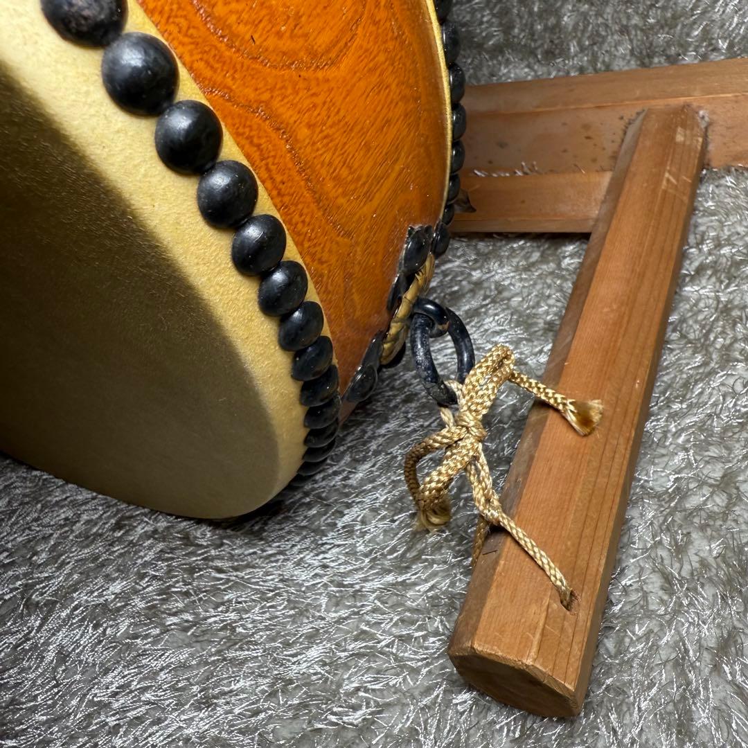 木製小太鼓 平太鼓スタンド付き