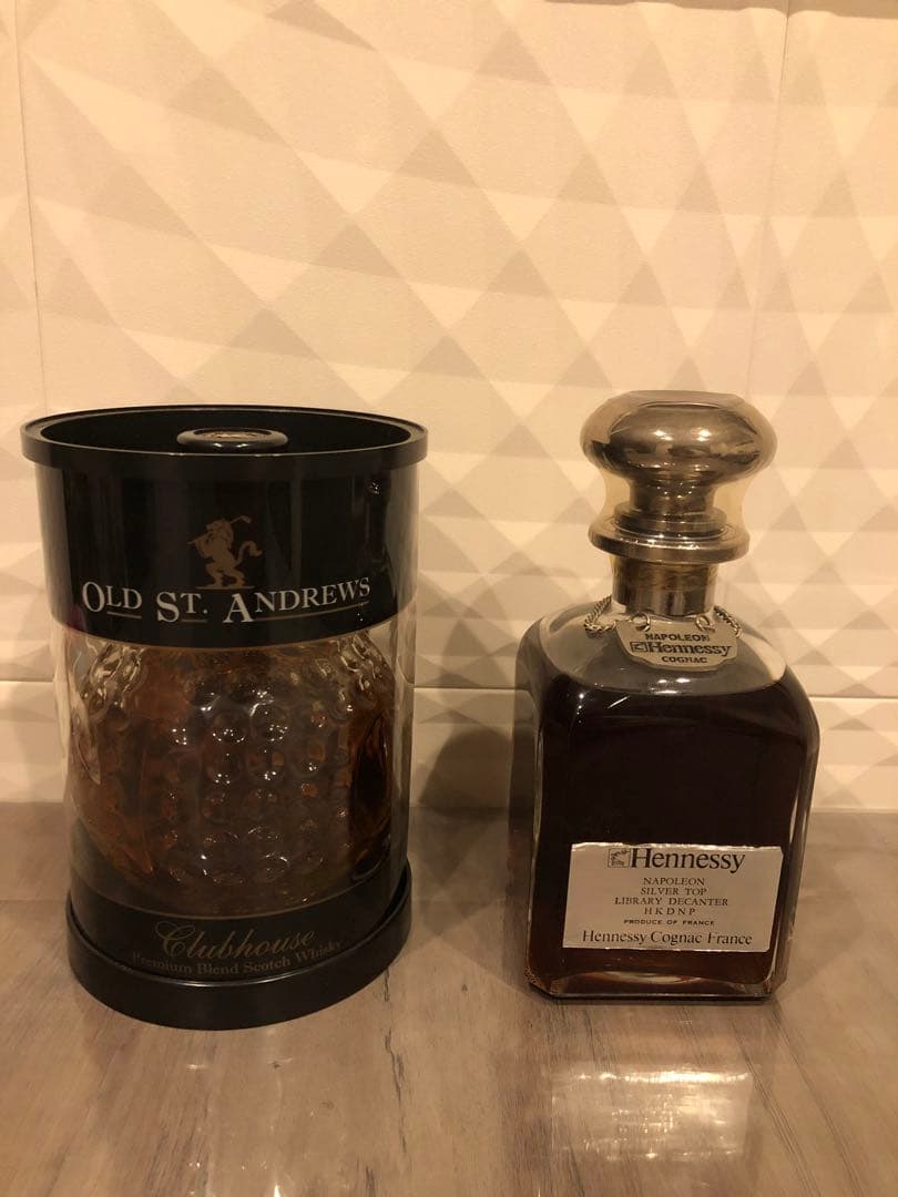 未開栓 ヘネシー ナポレオン シルバートップ Old St Andrewsセット