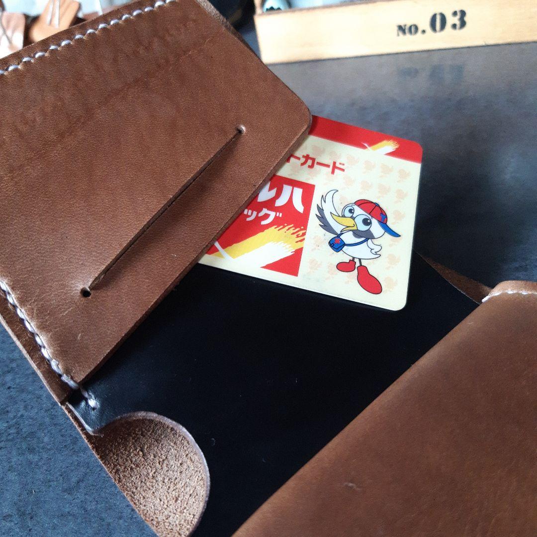 HORWEEN★クロムエクセル　二つ折り財布 ブラック　ブラウン