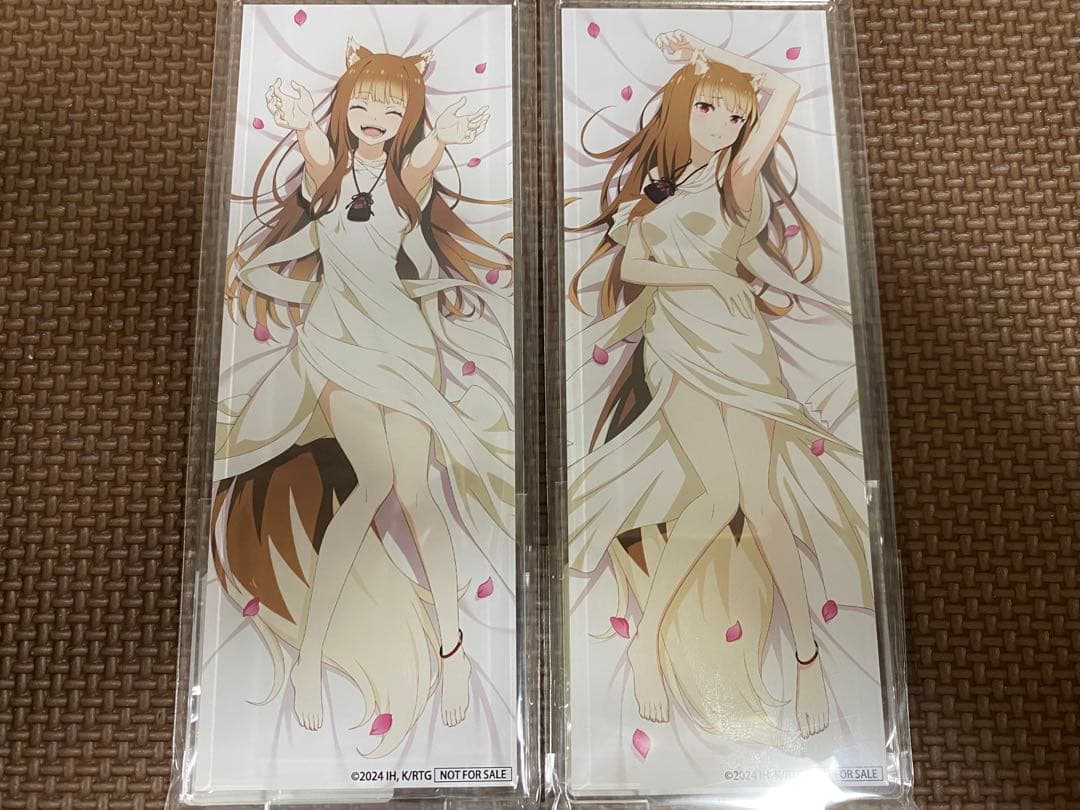 当選品 狼と香辛料 スクラッチ くじ Wチャンス賞 BIGアクリルスタンドA B