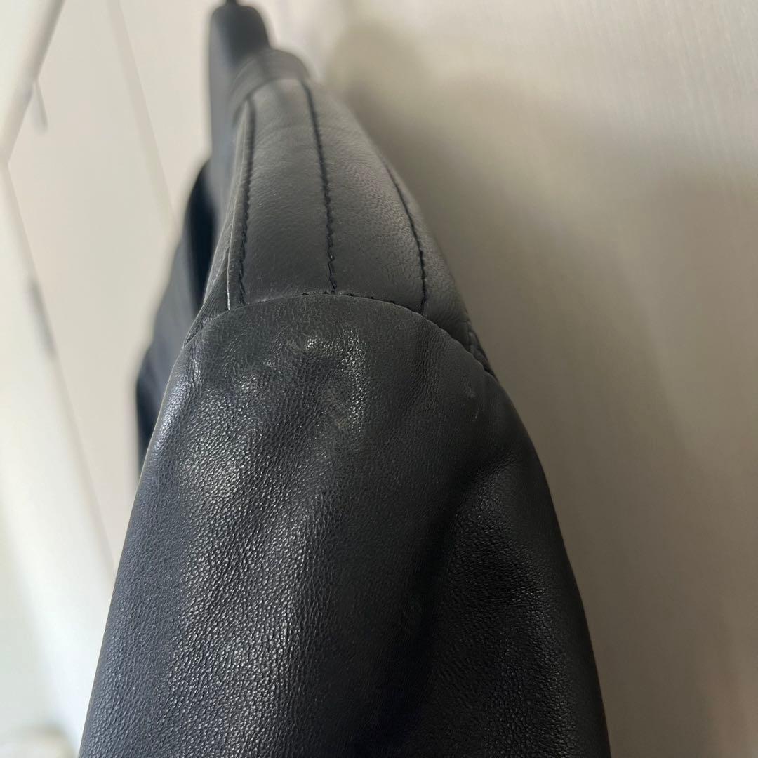 MAISON MARTIN MARGIELA 逆八の字ライダースジャケット