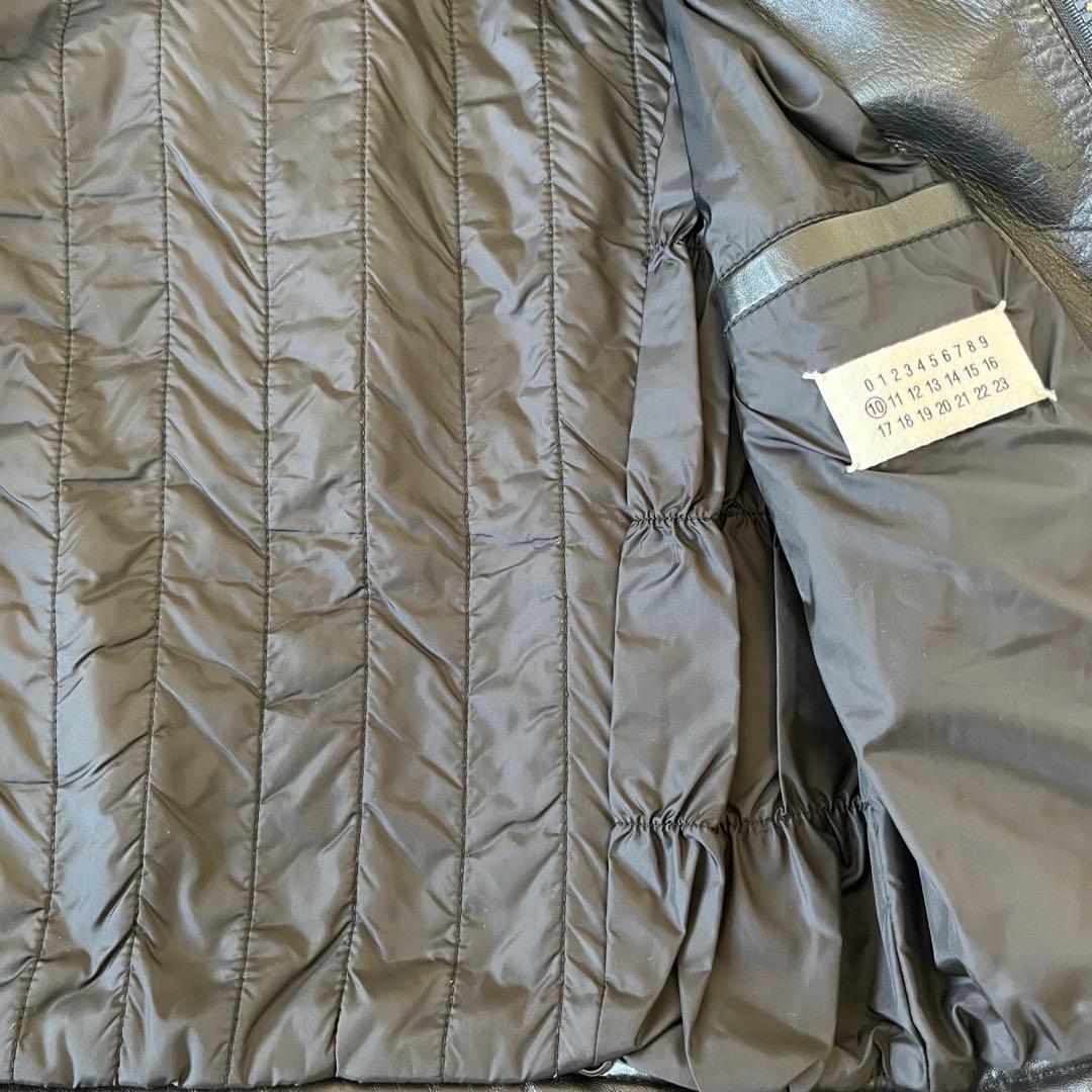 MAISON MARTIN MARGIELA 逆八の字ライダースジャケット