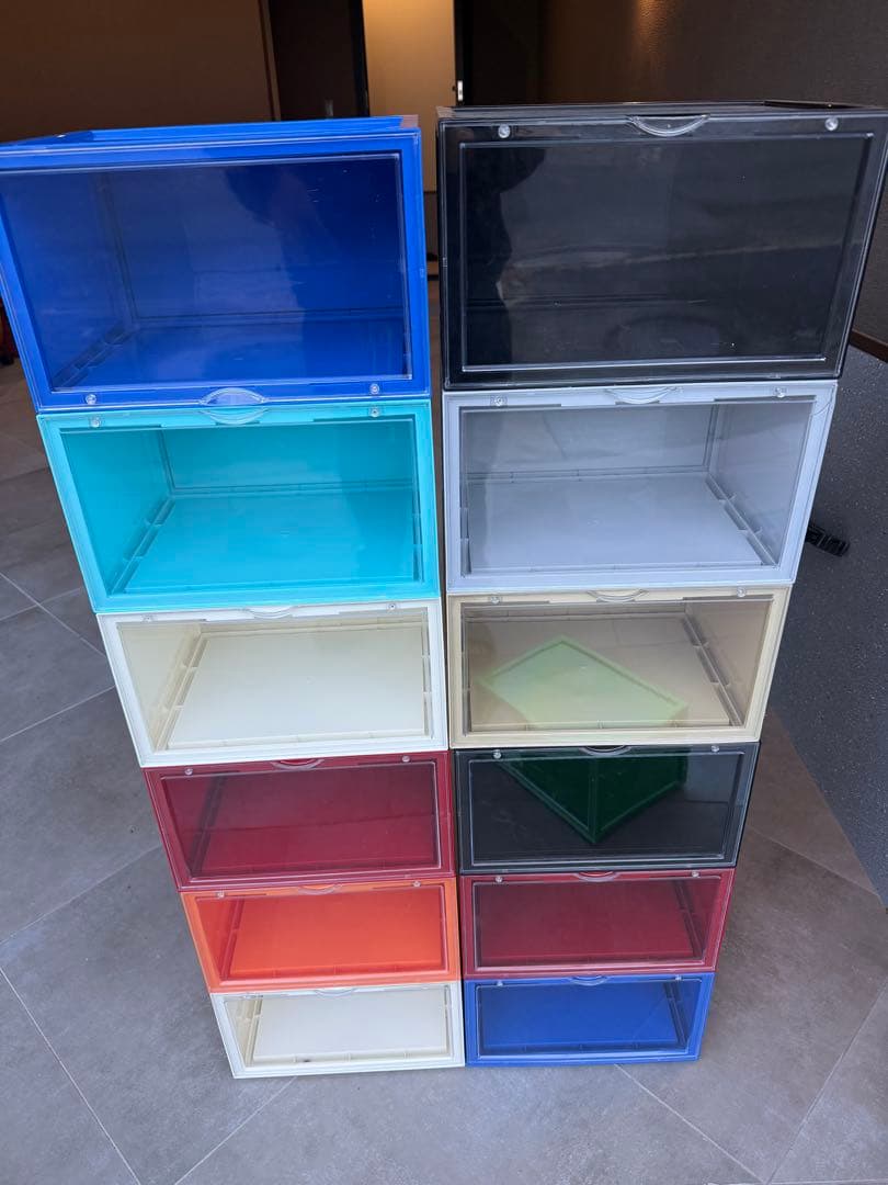 カラーシューズBOX スニーカー収納　スニーカーディスプレイ