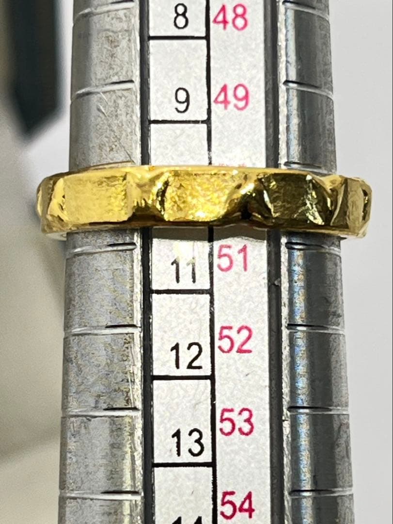 K24 純金 メルトリング 5.42g指輪 リング 刻印あり ハンドメイド