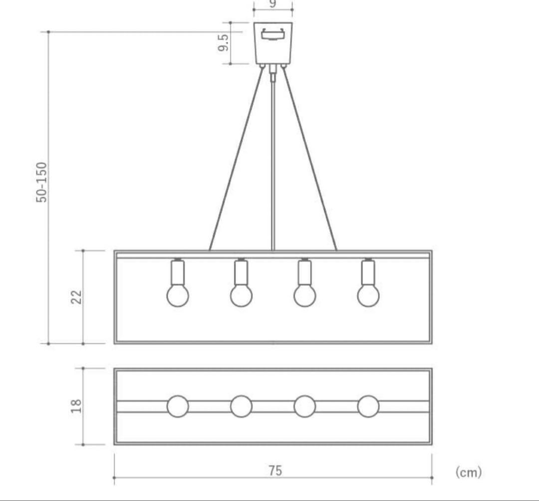 DI-CLASSE/ディクラッセ ブラック シーリングライト