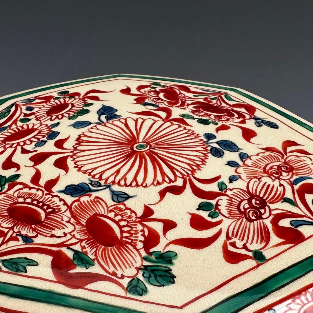 茶道具　安南手　赤絵　食篭　菓子器　前田宝泉　共箱　陶芸　京焼　茶会　稽古