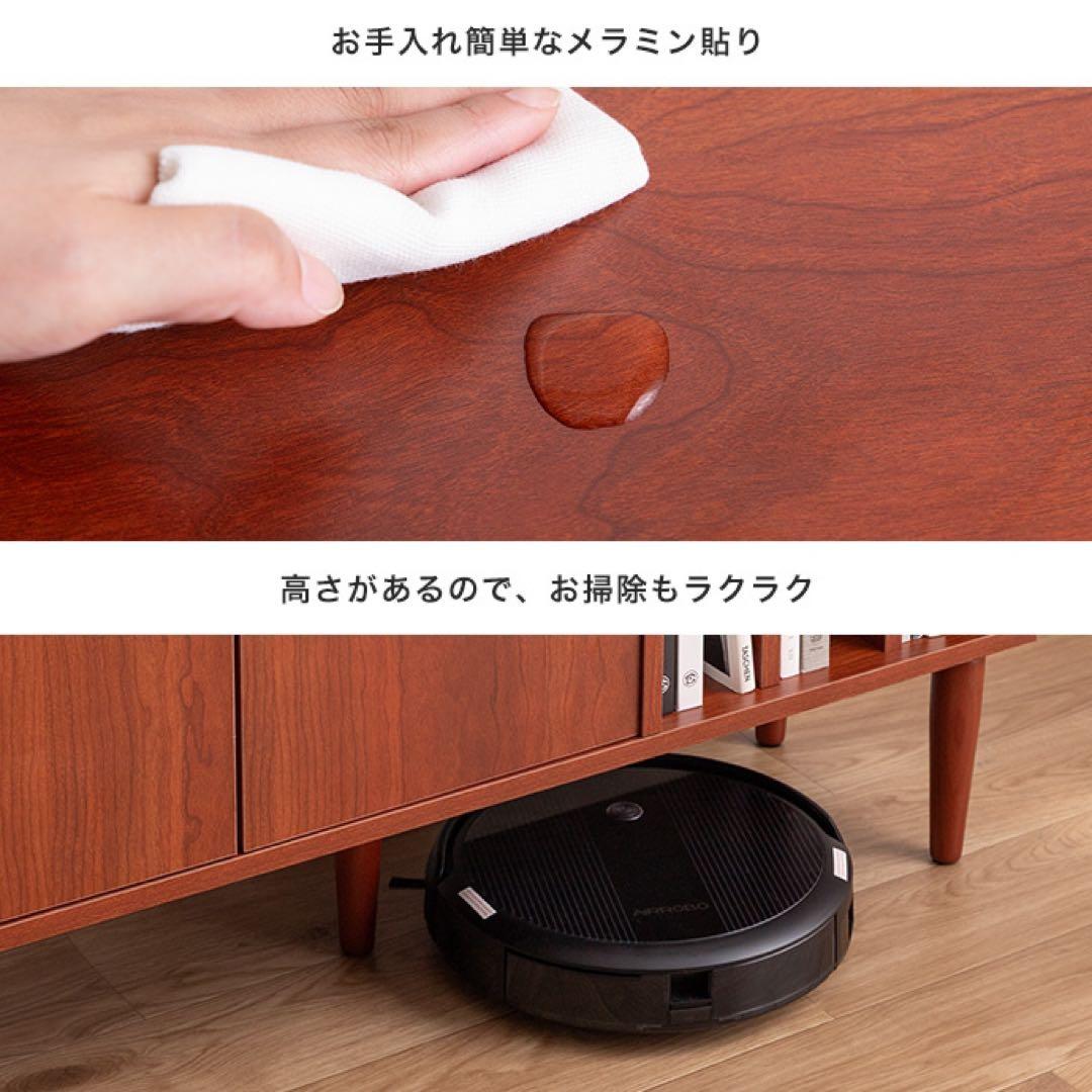 【幅100cm】本棚付きキャビネット