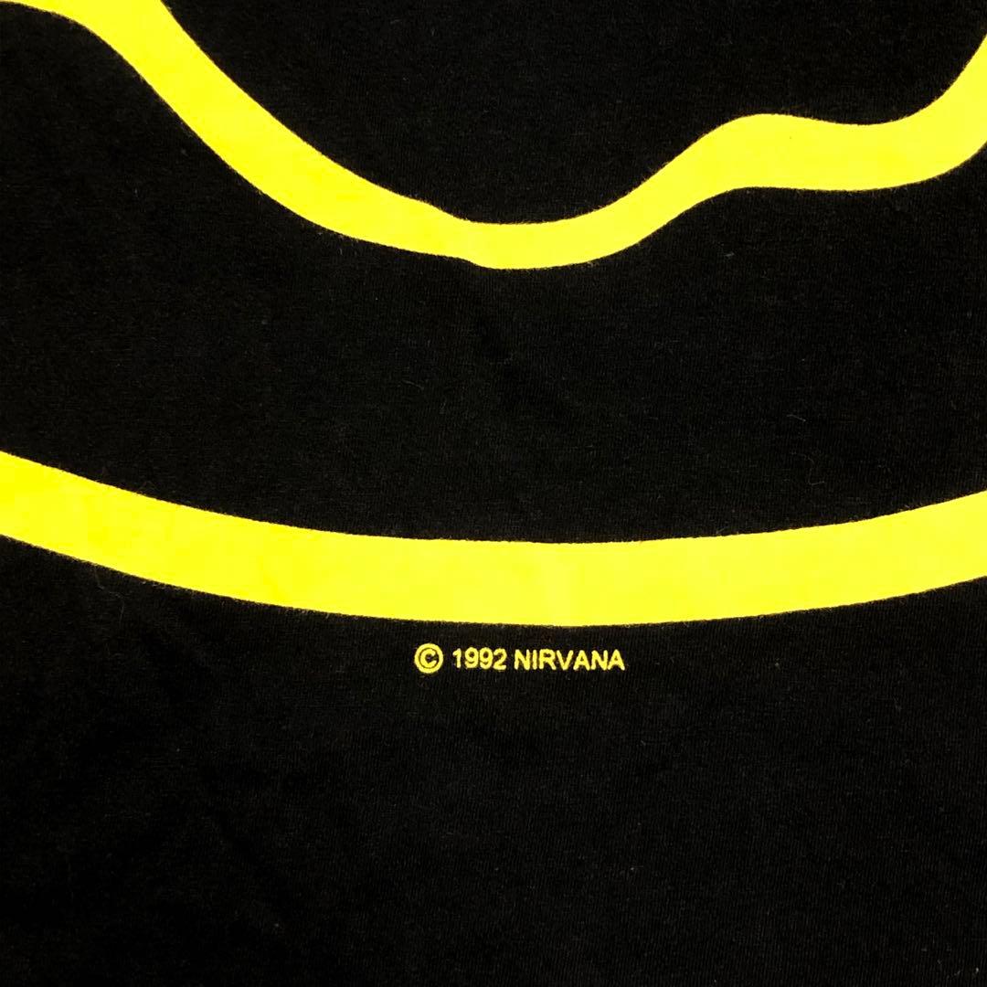 ANVIL NIRVANA SMILE スマイル Tシャツ ブラック XL