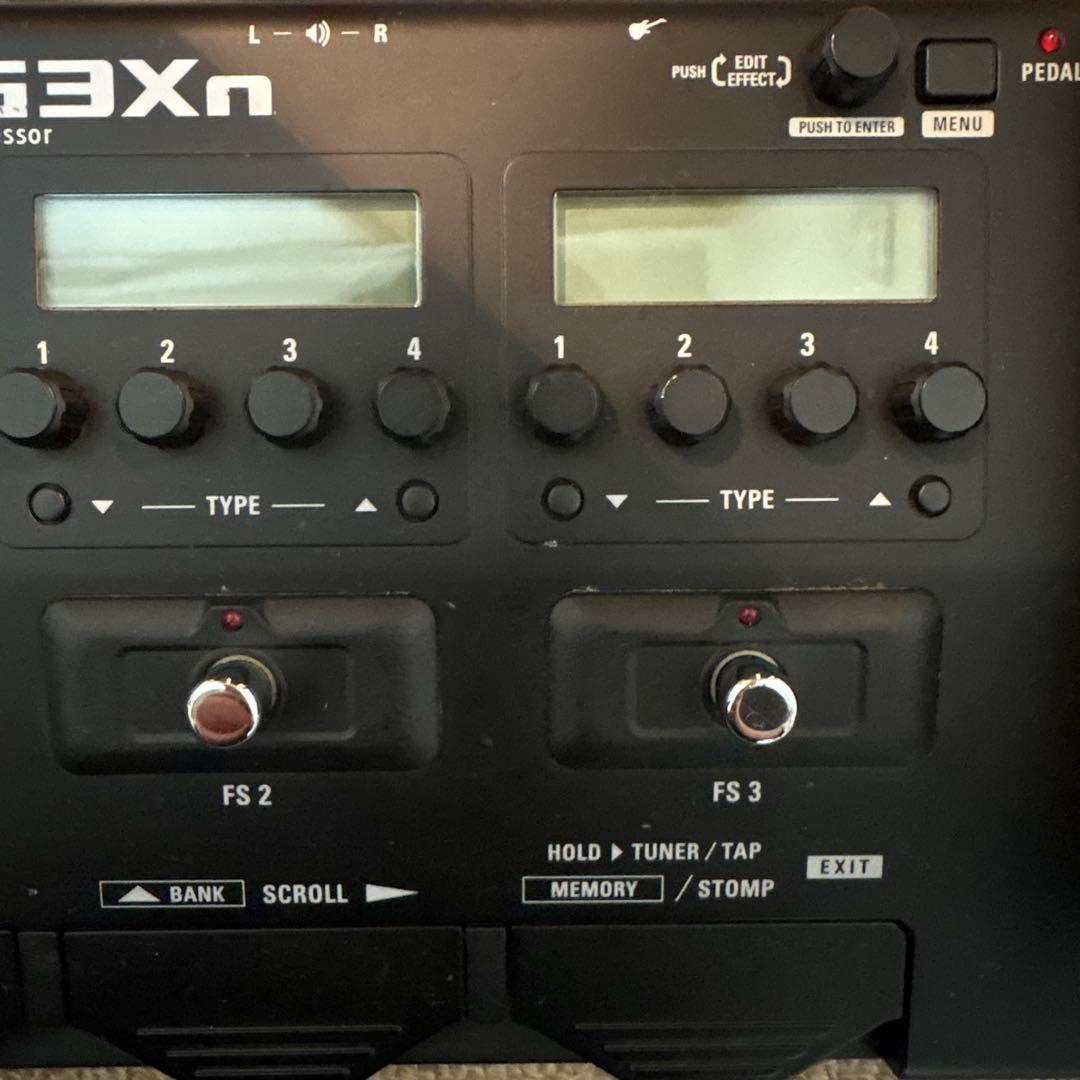 【通電確認済み・初期化済】ZOOM G3Xn マルチエフェクター（アダプター付）