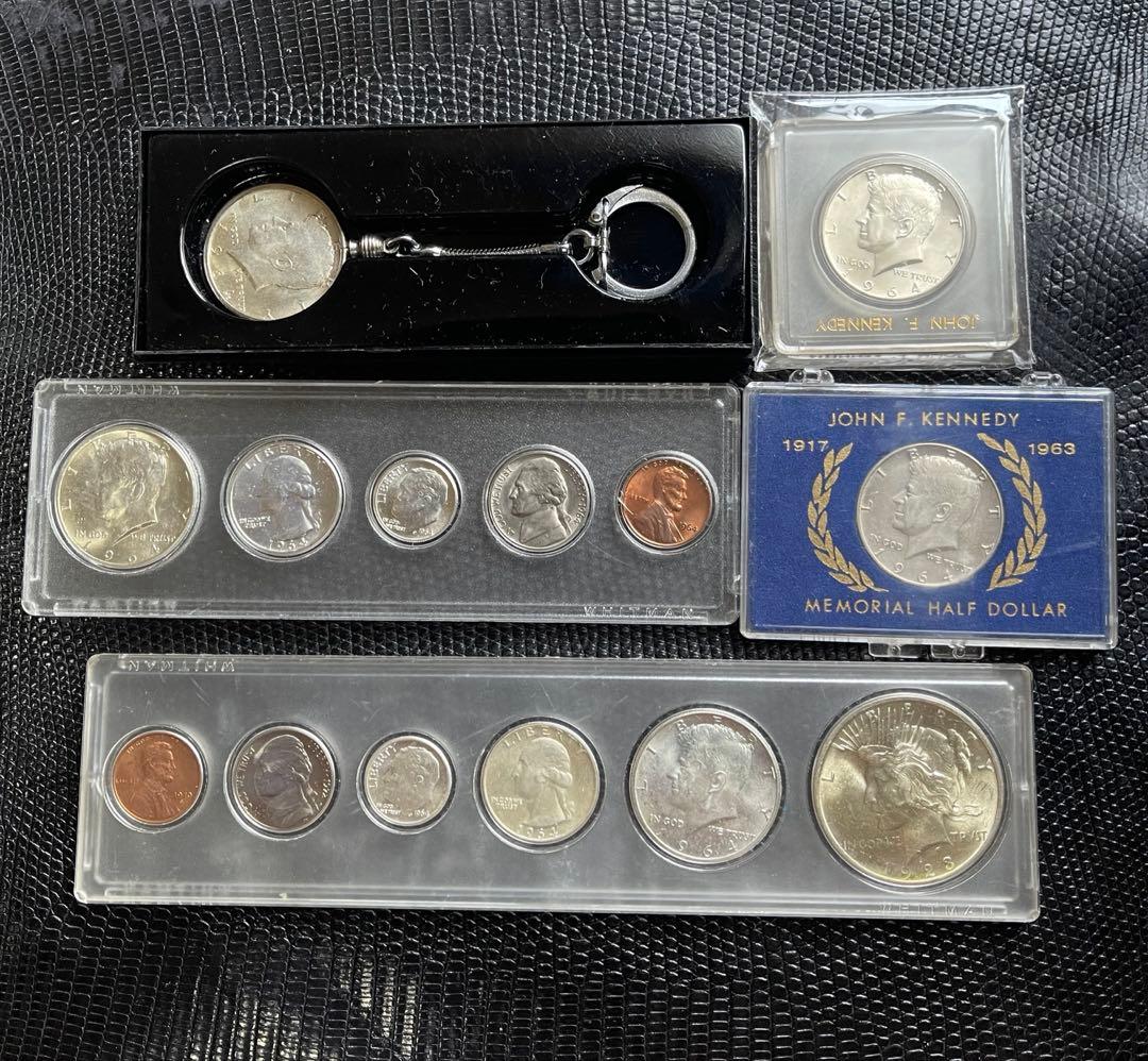 ピース銀貨ケネディ銀貨セット