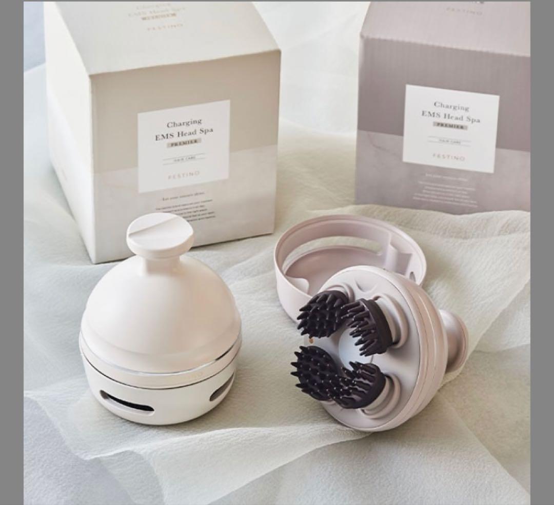 未使用　フェスティノ 充電式 EMSヘッドスパ プレミア SMHB-044