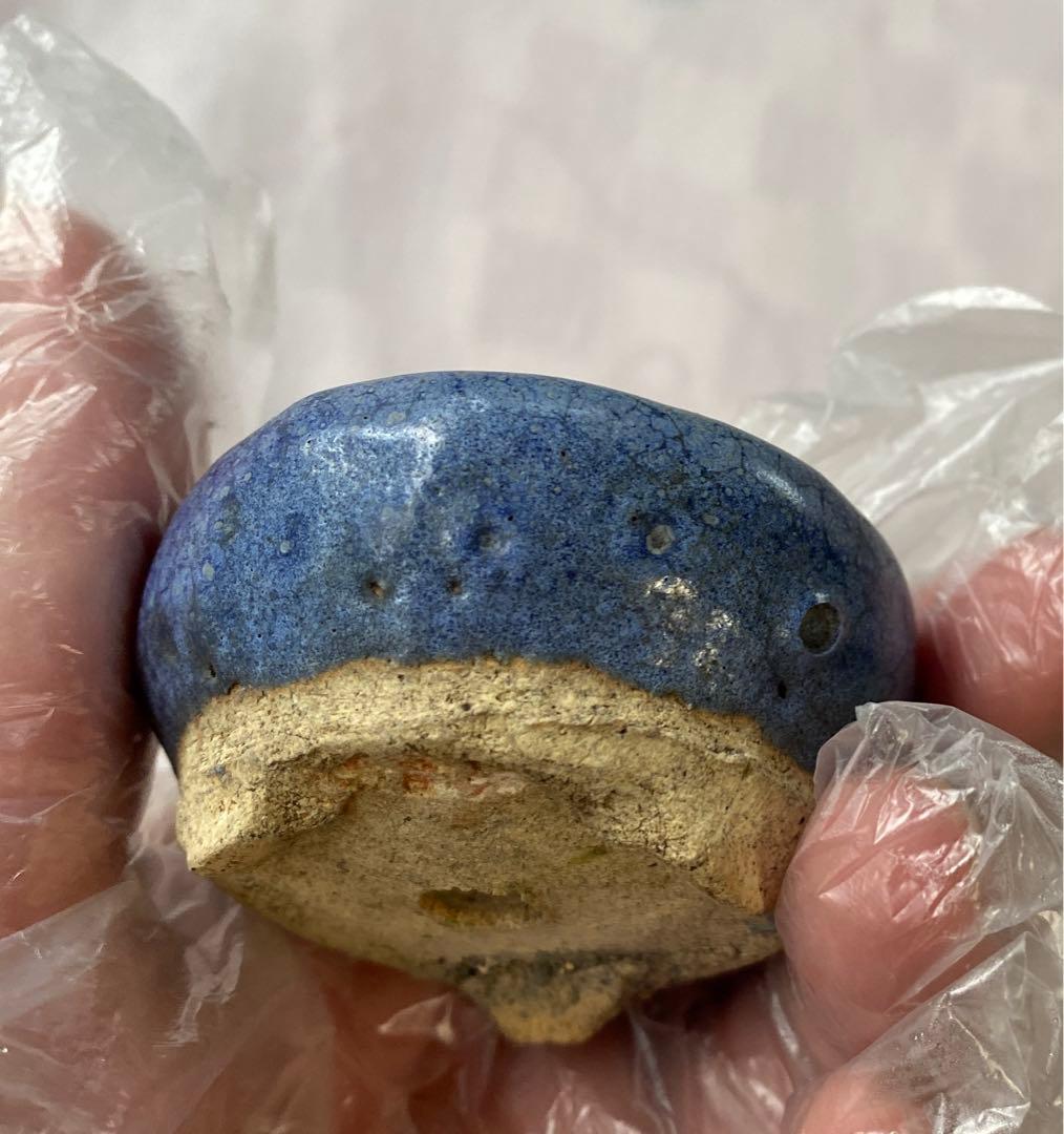 東福寺　小品　盆栽鉢　(1)と(2)の2個セット　　(A3・A4) 豆鉢